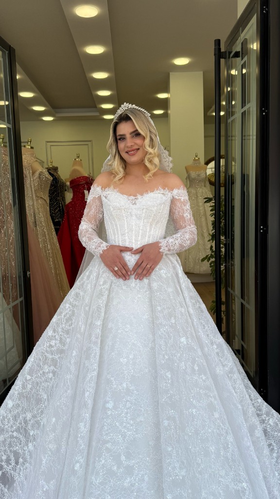 Zarif Gelinlik Modeli — Fulya Gelinlik Malatya